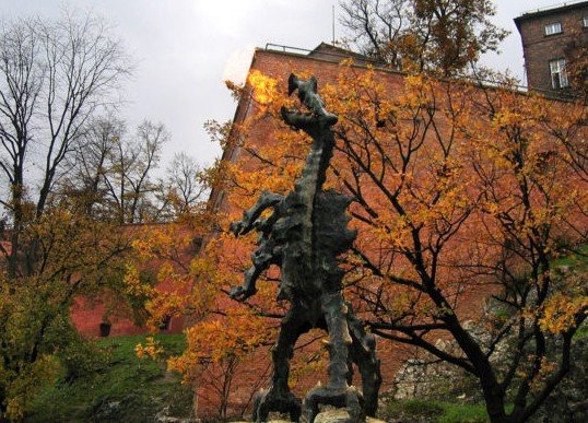 Légende  dragon de Wawel, Cracovie